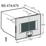 Gaggenau BS475102 44公升 嵌入式電焗爐系列